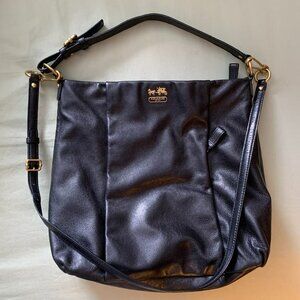 Coach leather hobo bag